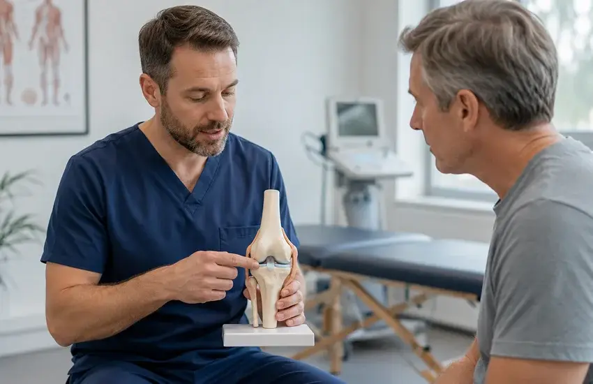 Diferencias entre artritis y artrosis explicadas con apoyo visual sobre dolor articular y láser médico